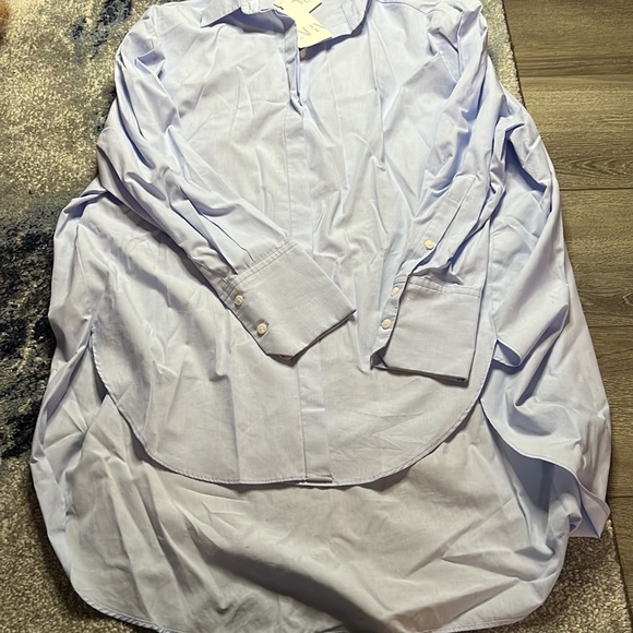 NWT Zara oversized button down shirt - Picture 3 of 3